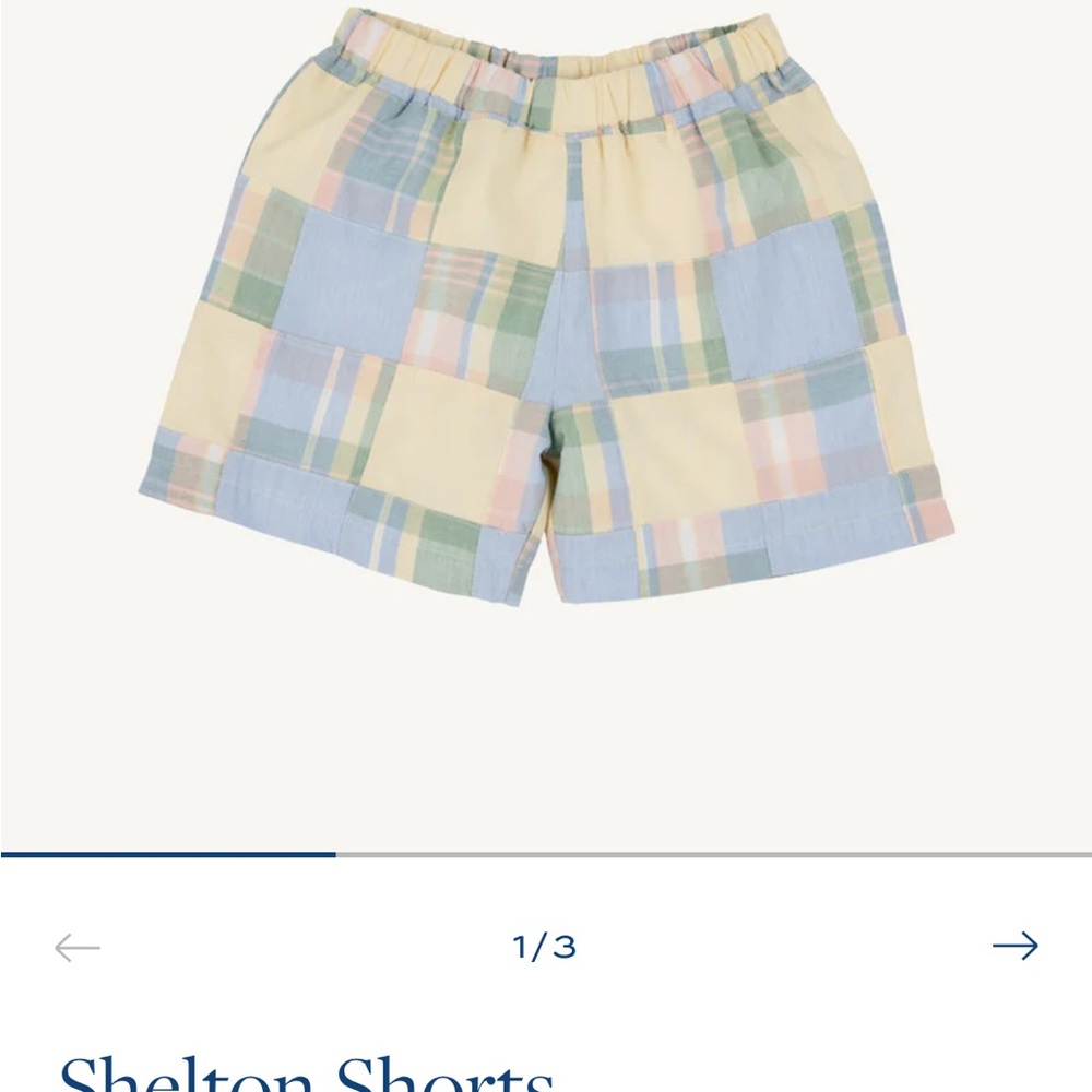 TBBC Boys Shelton Shorts Madras